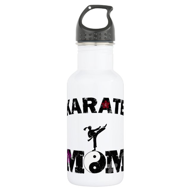 Botella De Agua Karate MOM (Anverso)