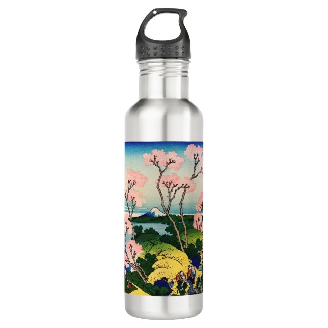 Botella De Agua Katsushika Hokusai - Gotenyama, Tokaido, Shinagawa (Anverso)