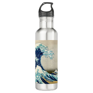 Botella De Agua Katsushika Hokusai - La gran ola de Kanagawa