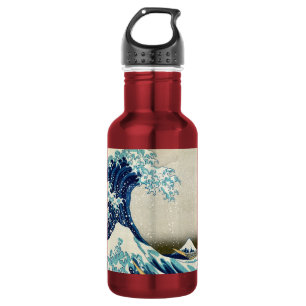 Botella De Agua Katsushika Hokusai - La Gran Ola frente a Kanagawa