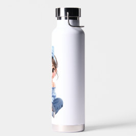 Botella De Agua Kawaii Anime Girl Water Bottle