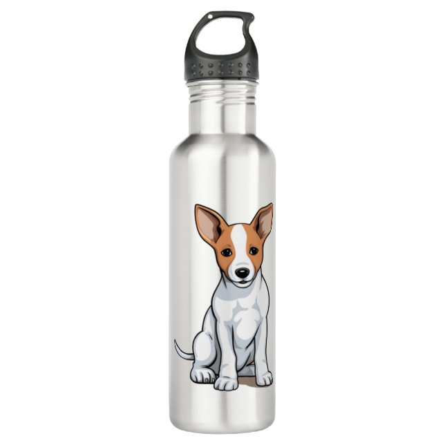 Botella De Agua Kawaii Basenji Puppy (Anverso)