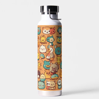 Botella De Agua Kawaii Critters Squad; lindo caos