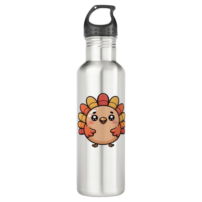 Botella De Agua kawaii thanksintert turkey Classic T-Shirt (Anverso)