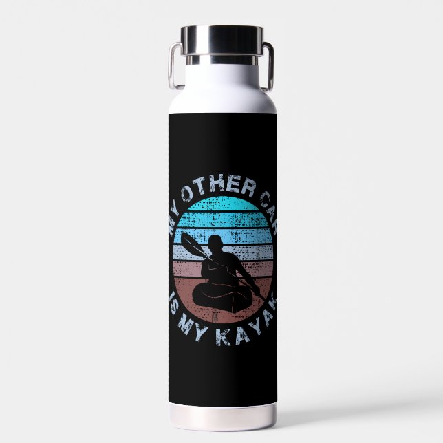 Botella De Agua Kayak - Mi Otro Coche Es Mi Kayak (Delantero)
