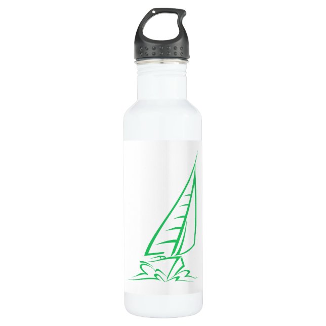 Botella De Agua Kelly Green Sailing (Anverso)