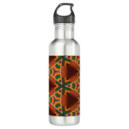 Botella De Agua Kente Geometrics Kwanza Afrocéntrico