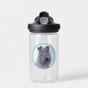 Botella De Agua Kerry Blue Terrier Pintura Cute Original Perro Art
