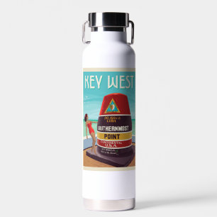 Botella De Agua Key West   Florida