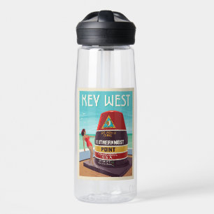 Botella De Agua Key West   Florida