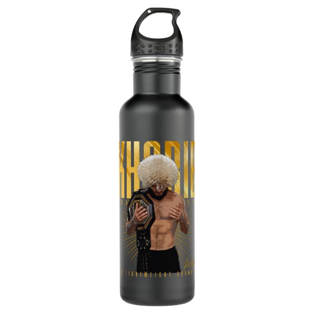 Botella De Agua Khabib Nurmagomedov  (Anverso)