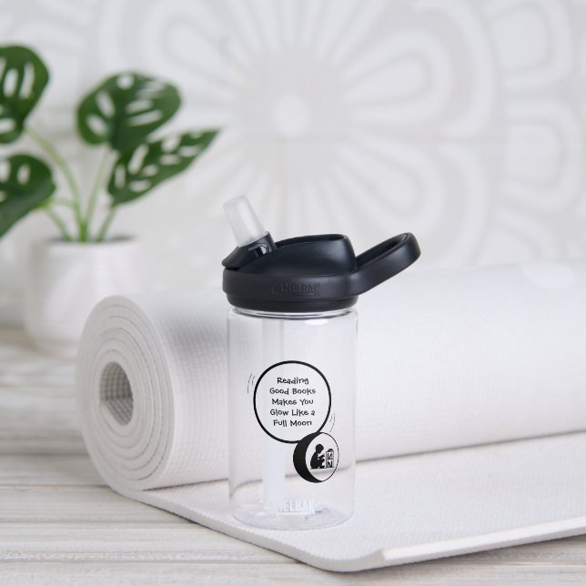 Botella De Agua Kids Reading Water Bottle (Yoga (girado))