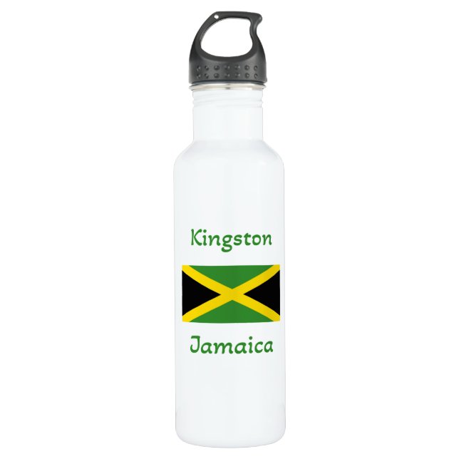 Botella De Agua Kingston Jamaica - Bandera jamaiquina (Anverso)