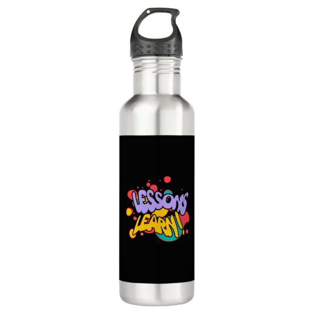 BOTELLA DE AGUA KITCHEN PAINT SPLASH LESSONS WATER BOTTLE  (Anverso)