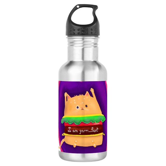 Botella De Agua Kittyburger (Anverso)