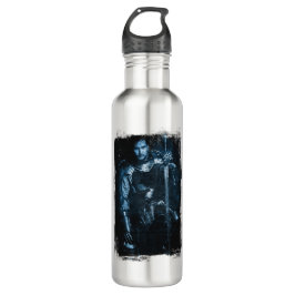 Botella De Agua Knight azul arrodillado con espada