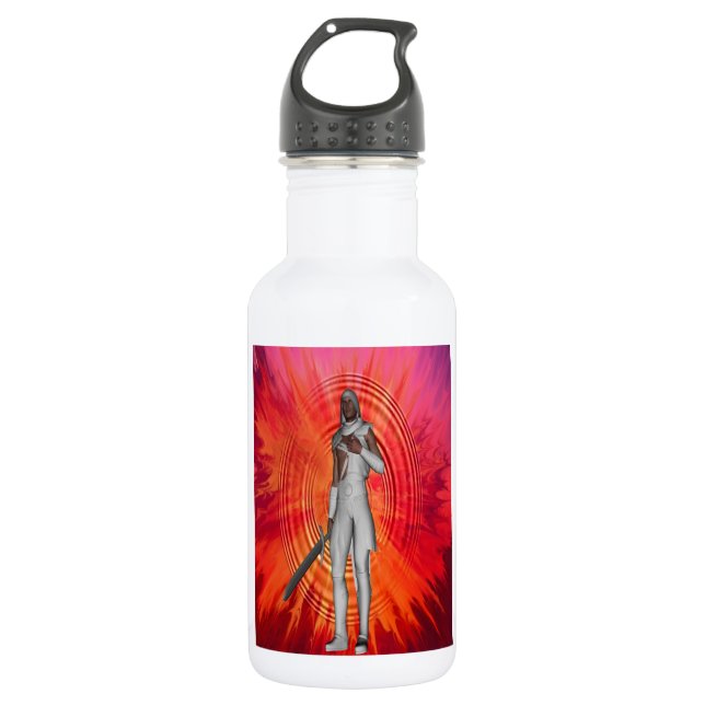 Botella De Agua Knight blanco (Anverso)