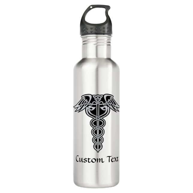 Botella De Agua Knot Caduceus Celtic (Anverso)