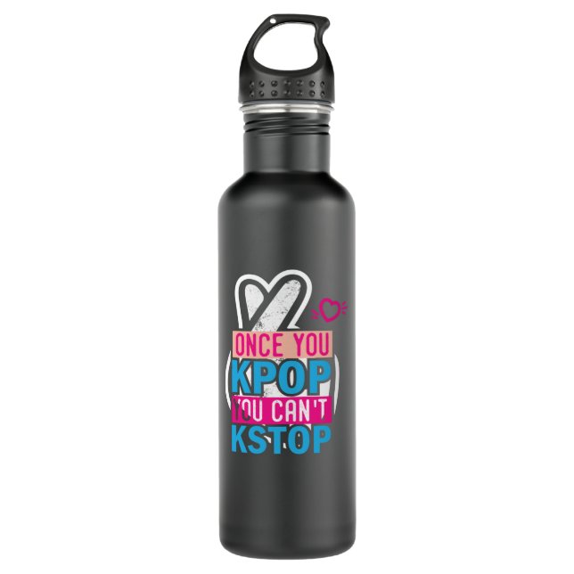 Botella De Agua Kpop Kpop Clothing Kpop Music Kpop (Anverso)