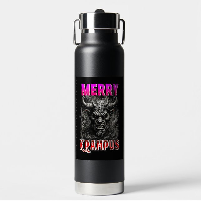 Botella De Agua Krampus Alegre (Frente)