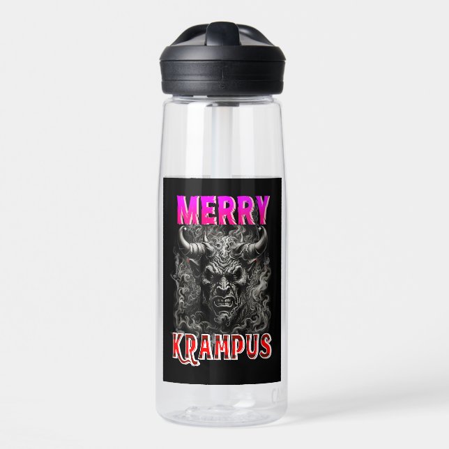 Botella De Agua Krampus Alegre (Delante)