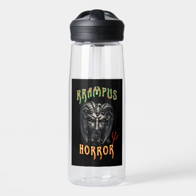 Botella De Agua Krampus Horror (Delante)