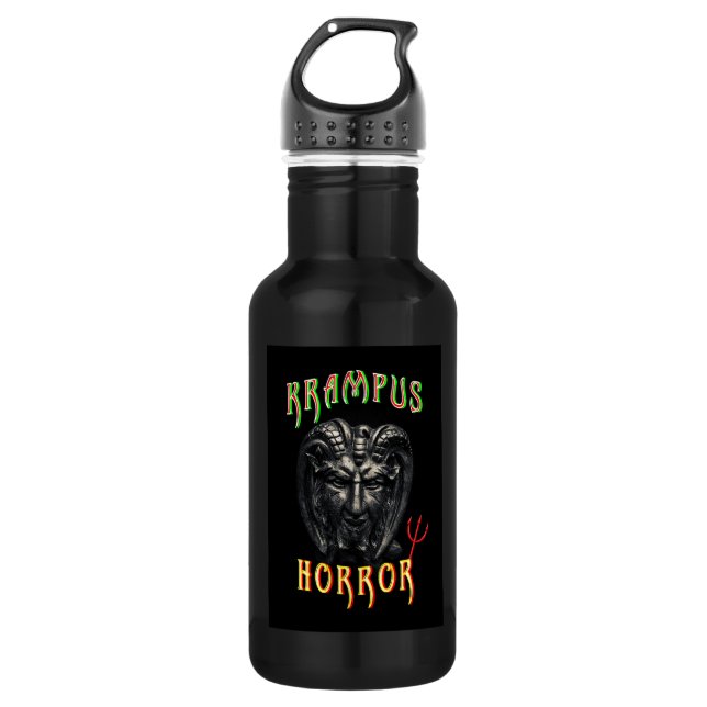 Botella De Agua Krampus Horror (Anverso)