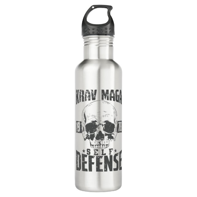 Botella De Agua Krav Maga 1978 Autodefensa de Israel (Anverso)