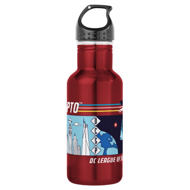 Botella De Agua Krypto Outer Space to Metropolis (Anverso)