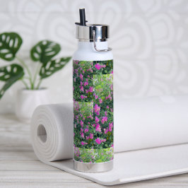 Botella De Agua l Patrón de flores coloridas