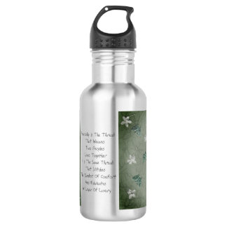 Botella De Agua La Amistad Es El Hilo