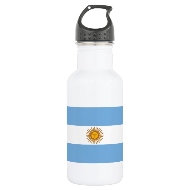 Botella De Agua La bandera de la Argentina (Anverso)