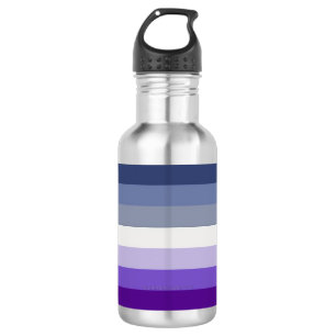 Botella De Agua La bandera del orgullo butch lesbiana de SlipperyJ