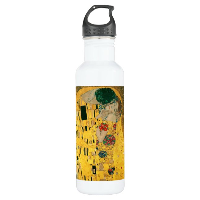Botella De Agua La bella arte del beso (Klimt) (Anverso)