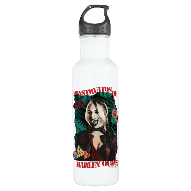 Botella De Agua La brigada suicida | Harley Quinn Winking (Anverso)