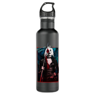 Botella De Agua La brigada suicida   Harley Quinn y Green Ferns