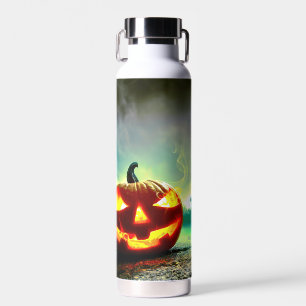 Botella De Agua La calabaza de Halloween luminosa de SlipperyJoe w