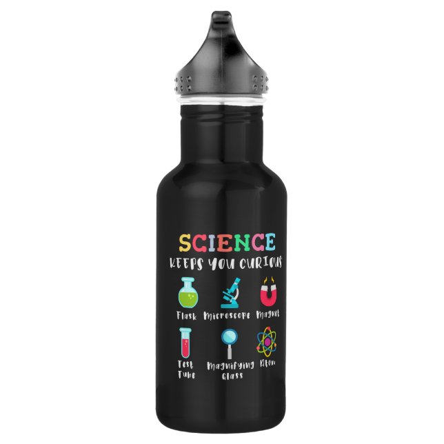 Botella De Agua La ciencia te mantiene curioso (Derecha)