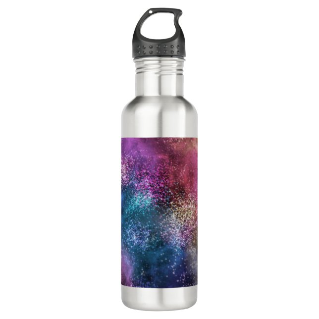 Botella De Agua La colorida galaxia (Anverso)