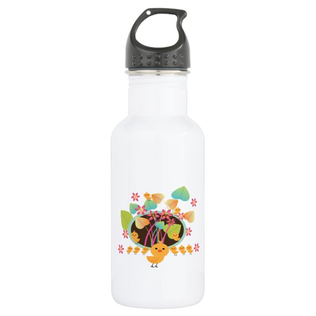 Botella De Agua La diversión de la pollita (Anverso)