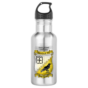 Botella De Agua La escuela gris de la hechicería enrolla la