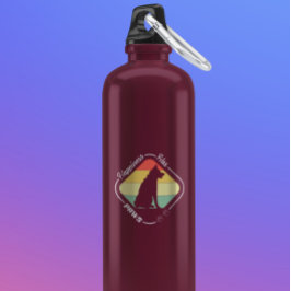 Botella De Agua La felicidad tiene diseño de garras