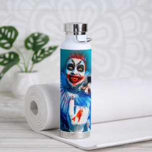 Botella De Agua La figura siniestra de payaso de Halloween de Slip