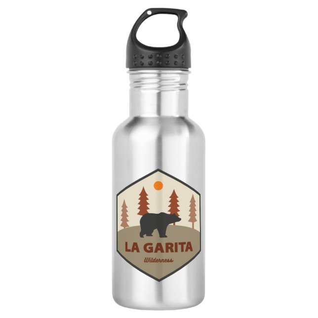 Botella De Agua La Garita Wilderness Colorado Bear (Anverso)