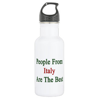Botella De Agua La gente de Italia es el mejor