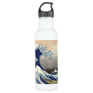 Botella De Agua La gran ola de Kanagawa Hokusai