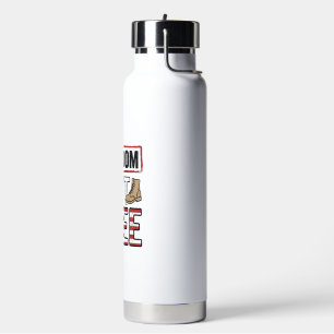 Botella De Agua La libertad no es gratis Diseño de camiseta patrió