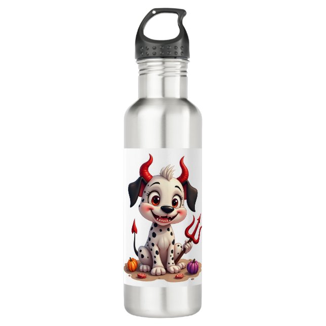 Botella De Agua La maldad de Dalmacia (Anverso)