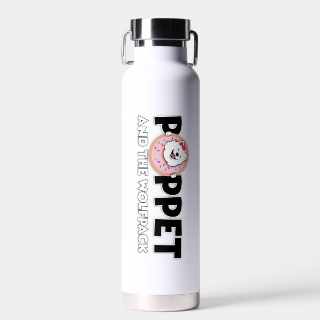 Botella De Agua La marioneta y el Wolfpack (Delantero)