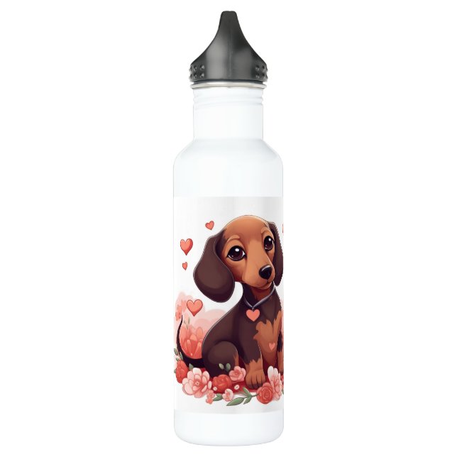 Botella De Agua La mejor madre de perro del mundo de Dachshund (Izquierda)